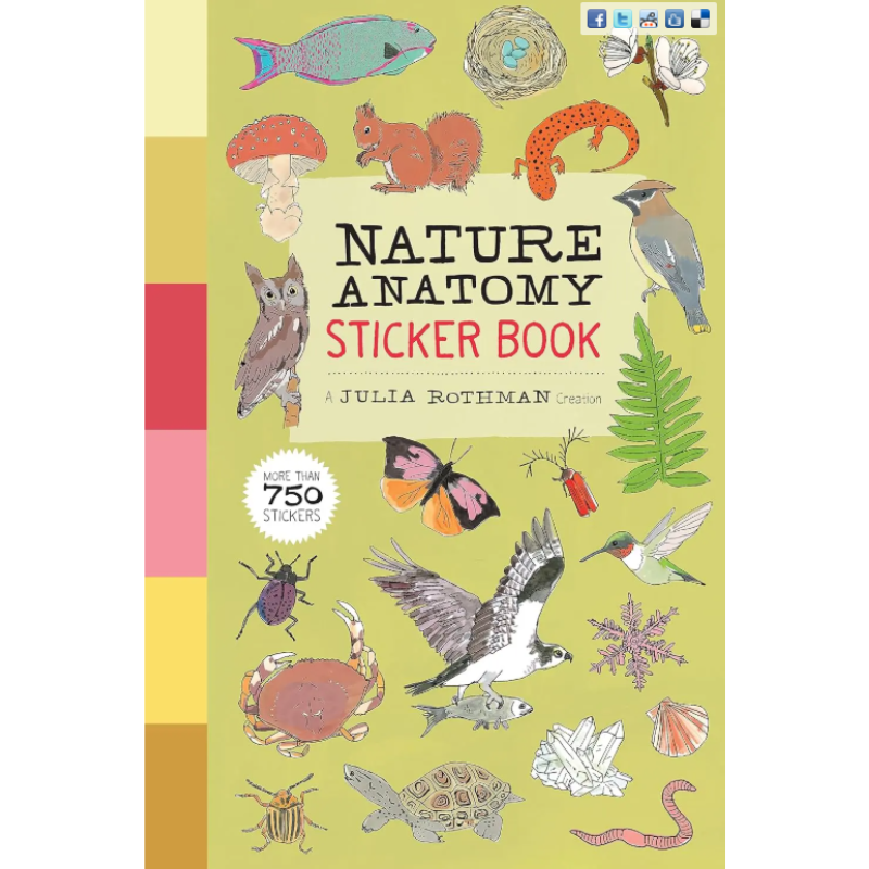 Nature Anatomy - Sticker Book