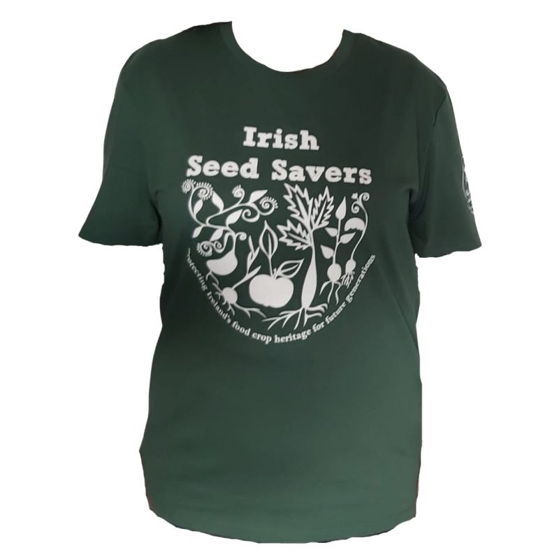 Irish Seed Savers T-Shirts (Bottle Green) – Irish Savers Association