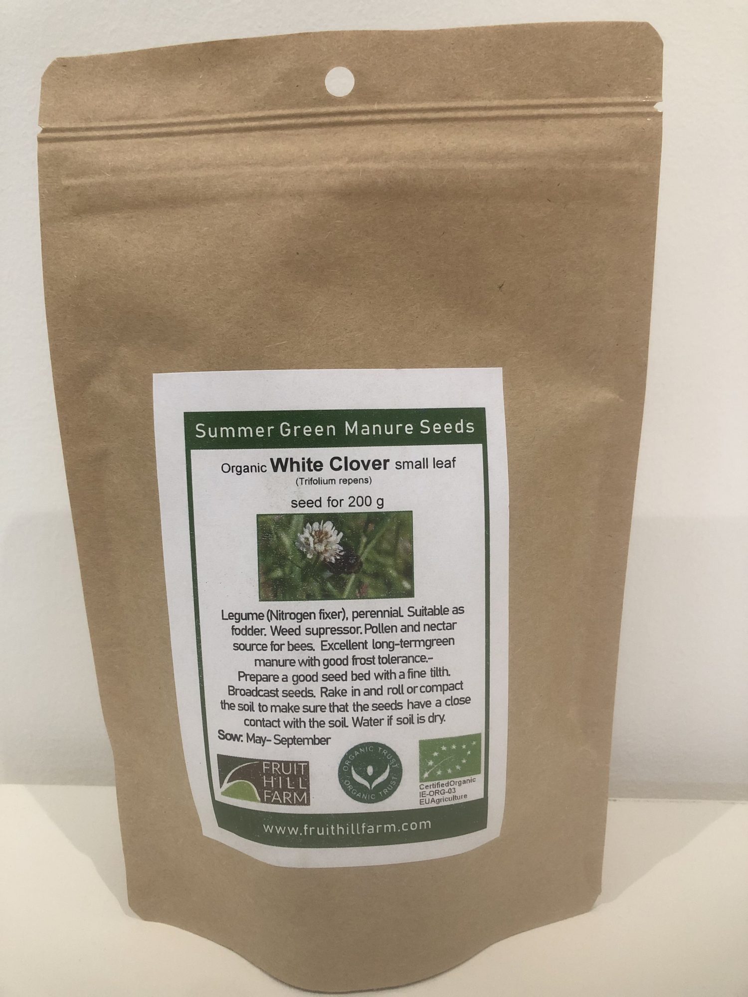 Summer Green – White Clover Seed – Irish Seed Savers Association